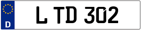 Truck License Plate